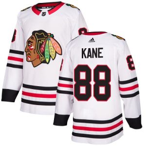 Miehille NHL Chicago Blackhawks Pelipaita Patrick Kane #88 Authentic Valkoinen Vieras